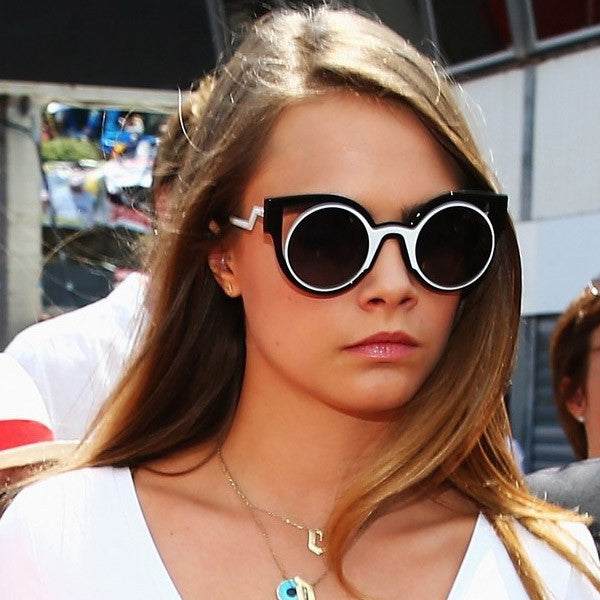 Cara Delevingne Style Cat Eye Celebrity Sunglasses