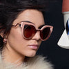 Kendall Jenner Style Cat Eye Celebrity Sunglasses