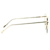 Thinker Designer Inspired Flat Lens Color Mirror Sunglasses