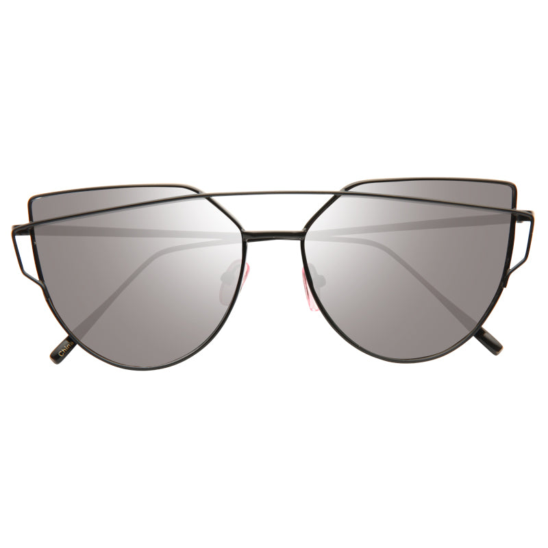 Gigi Hadid Style Flat Lens Color Mirror Celebrity Sunglasses