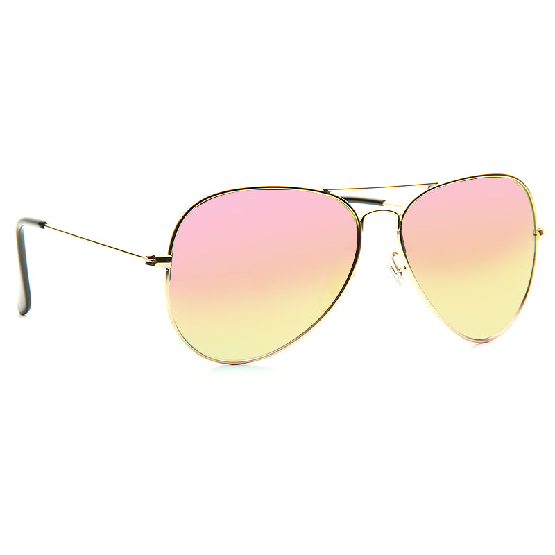 Kylie Jenner Style  60mm Color Mirror Aviator Celebrity Sunglasses
