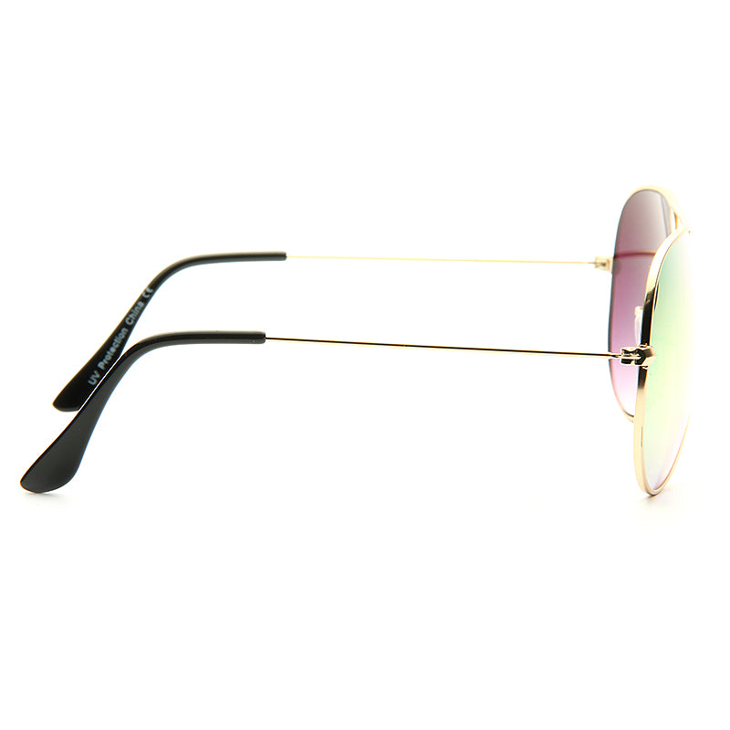 Classic 60mm Color Mirror Aviator Sunglasses