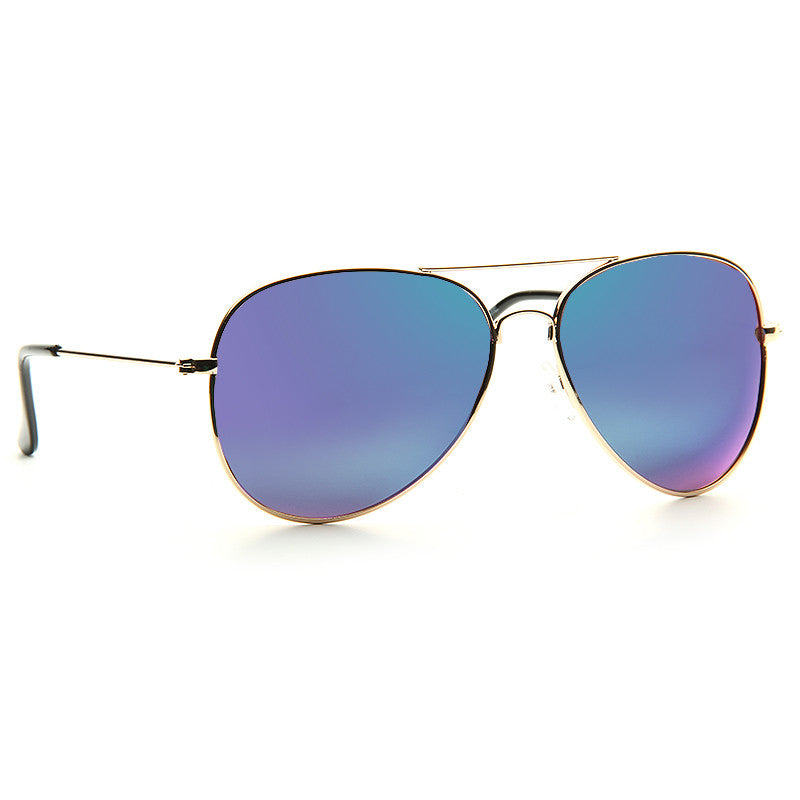 Brittney Spears Style Color Mirror Polarized Aviator Celebrity Sunglasses
