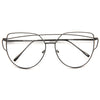 LovePunch Designer Inspired Flat Lens Clear Glasses