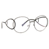 Jackson Designer Inspired Open Temple Round Clear Glasses