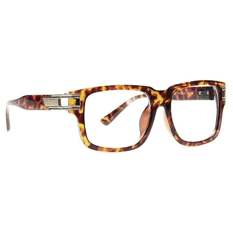 Harry 6 Oversized Squared Clear Glasses