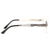 Westdale Thin Frame Embossed Metal Rounded Clear Glasses