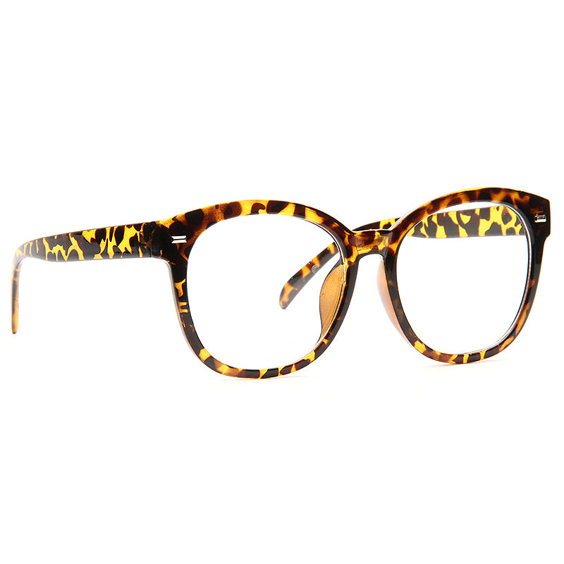 Arpin Oversized Round Clear Glasses
