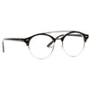 Nixon Unisex Round Metal Clear Half-Frame Glasses