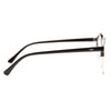 Nixon Unisex Round Metal Clear Half-Frame Glasses