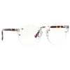 Winston Unisex Rimless Lightly Tinted Clear Frame  Round Sunglasses