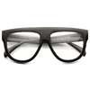 Shadow Designer Inspired Flat Top Clear Glasses
