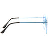 Miley Cyrus Style Color Tinted Metal Round Celebrity Sunglasses