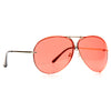 Porsche Designer Inspired Oversized Color Tint Sunglasses