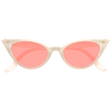 Betty Jo Rhinestone Cat Eye Color Tint Sunglasses