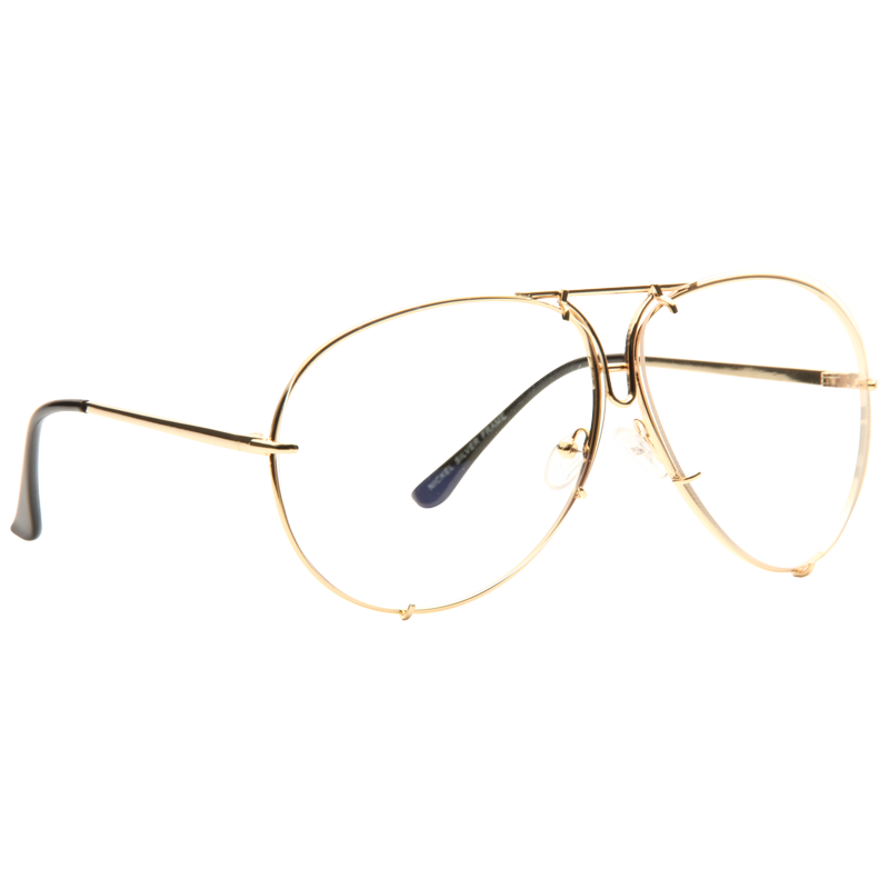 Porsche Designer Inspired Oversized Clear Glasses
