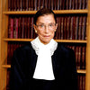 Ruth Bader Ginsburg Thin Frame Clear Glasses