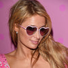 Paris Hilton Style Metal Frame Heart Gradient Celebrity Sunglasses