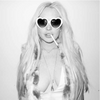 Lindsay Lohan Style Oversized Heart Celebrity Sunglasses