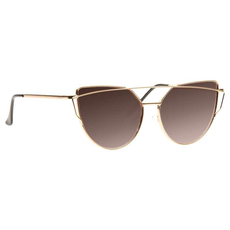 LovePunch Designer Inspired Flat Lens Gradient Sunglasses