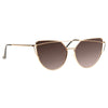 LovePunch Designer Inspired Flat Lens Gradient Sunglasses