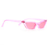 Rihanna Style Cat Eye Color Tint Celebrity Sunglasses