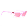 Bella Hadid Style Cat Eye Color Tint Celebrity Sunglasses