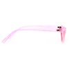 LeSkinny Designer Inspired Transparent 90s Cat Eye Color Tint Sunglasses