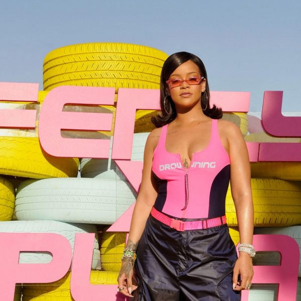 Rihanna Style Cat Eye Color Tint Celebrity Sunglasses