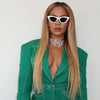 Beyonce Style Cat Eye Celebrity Sunglasses