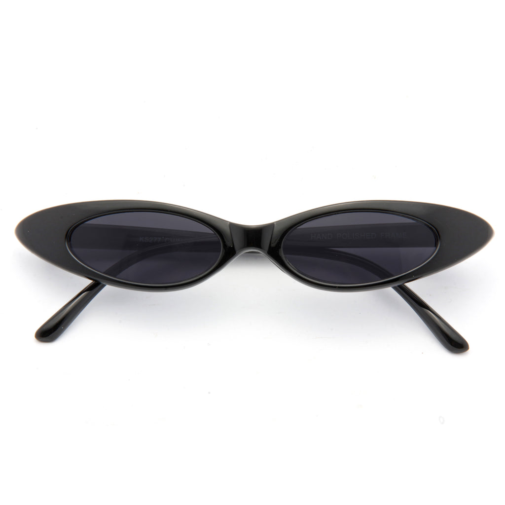 Gigi Hadid Style Extreme Oval 90s Cat Eye Celebrity Sunglasses