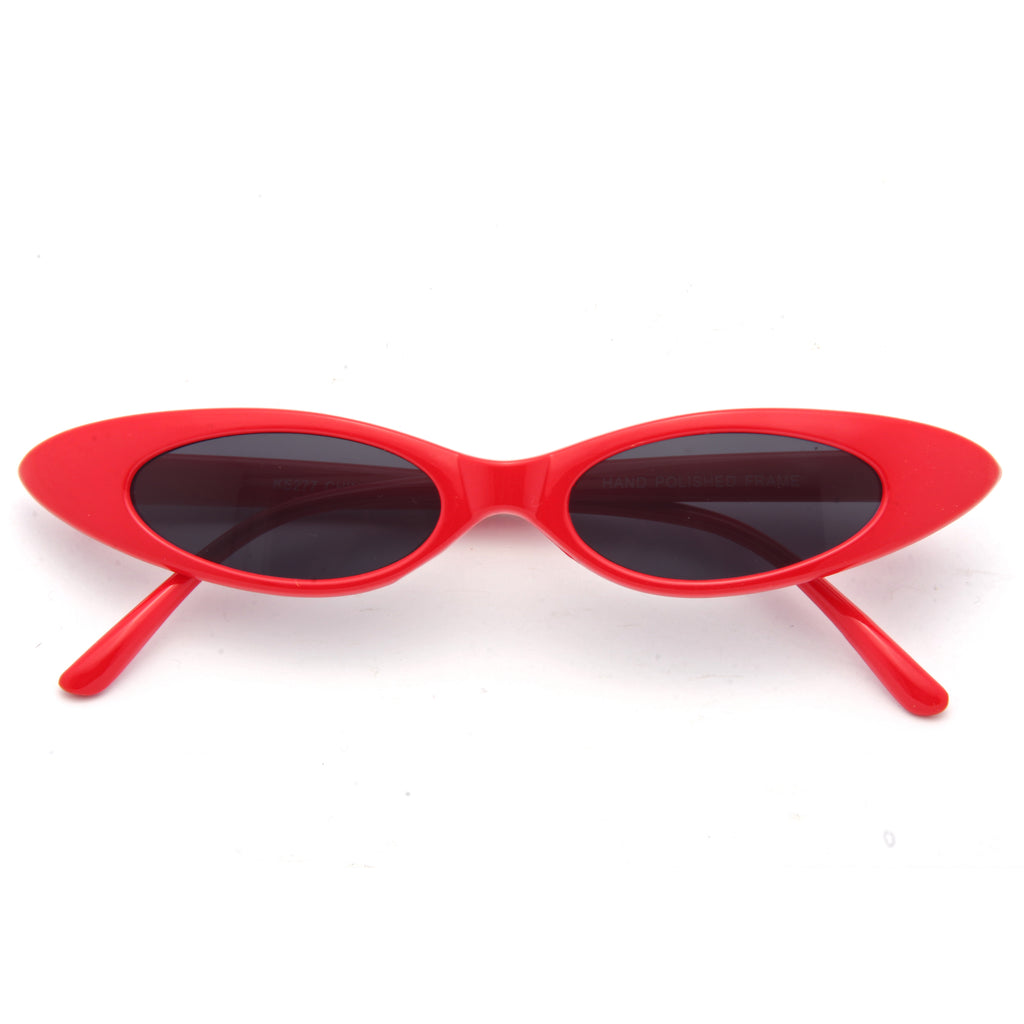 Gigi Hadid Style Extreme Oval 90s Cat Eye Celebrity Sunglasses