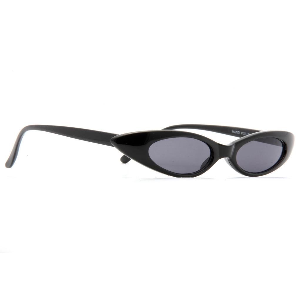 Abie Extreme Oval 90s Cat Eye Sunglasses