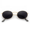 Weston Designer Inspired Metal Oval Sunglasses
