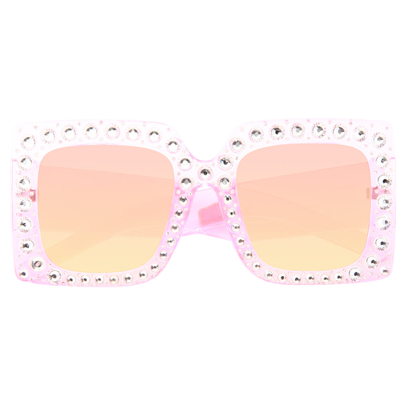 Pink Pearl Dot Sunglasses – Unique Vintage