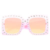 Blac Chyna Style Oversized Rhinestone Celebrity Sunglasses