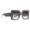 Blac Chyna Style Oversized Rhinestone Celebrity Sunglasses