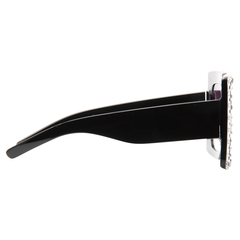 Rihanna Style Oversized Rhinestone Celebrity Sunglasses