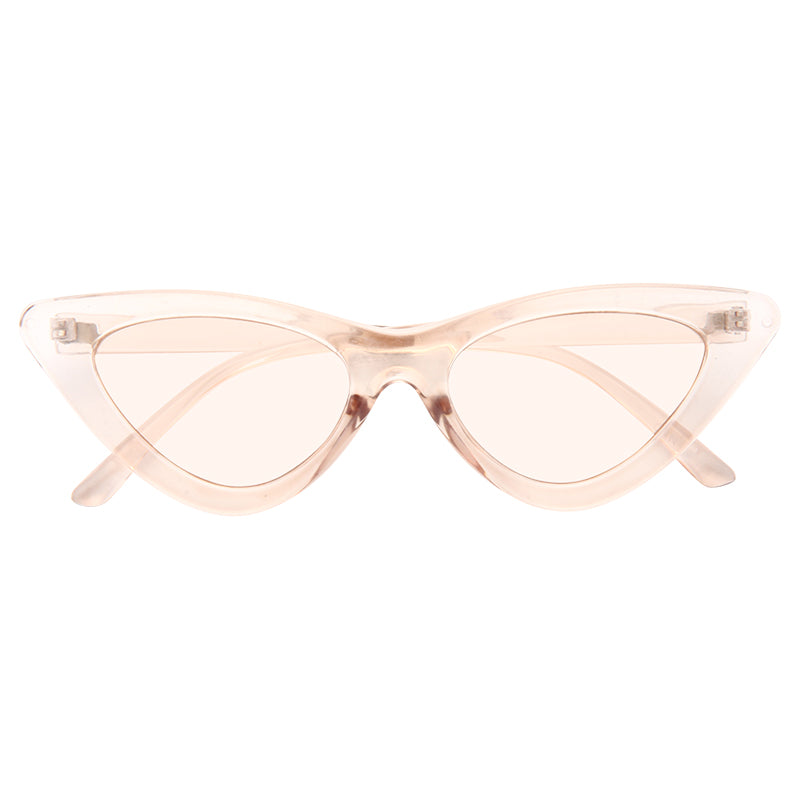 Lolita Designer Inspired Light Tint 90s Cat Eye Sunglasses