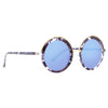 Westbrook Marbled Thick Round Sunglasses