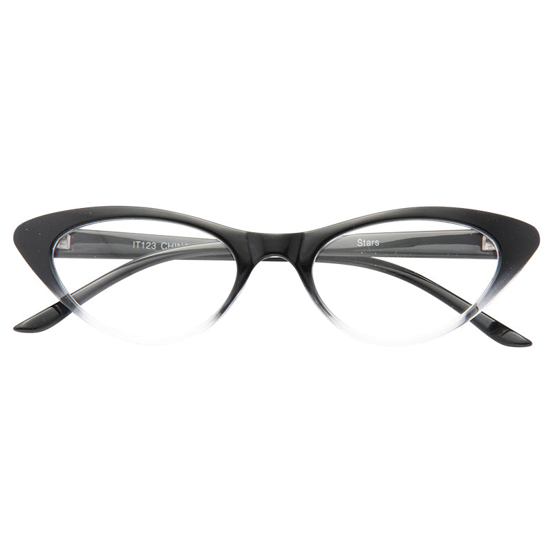 Valencia Gradient Frame Cat Eye Clear Glasses