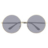 Lennon 5 Oversized Metal Round Super Dark Sunglasses