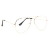 Classic 56mm Clear Aviator Glasses