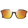 Abstract 2 Designer Inspired Flat Lens Color Mirror Sunglasses