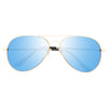 Luxe 58MM Color Mirror Aviator Sunglasses
