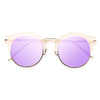 Chantilly Metal Cutout Horn Rimmed Sunglasses