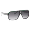 T-Pain Style Color Stripe Plastic Aviator Celebrity Sunglasses