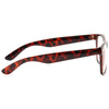 Jude Large Clear Horn Rimmed Lightly Reflective Clear Frame Glasses