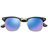 Peyton Unisex Mirror Lens Half Frame Polarized Sunglasses