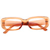 Socorro Skinny Squared Blue Light Blocking Clear Glasses